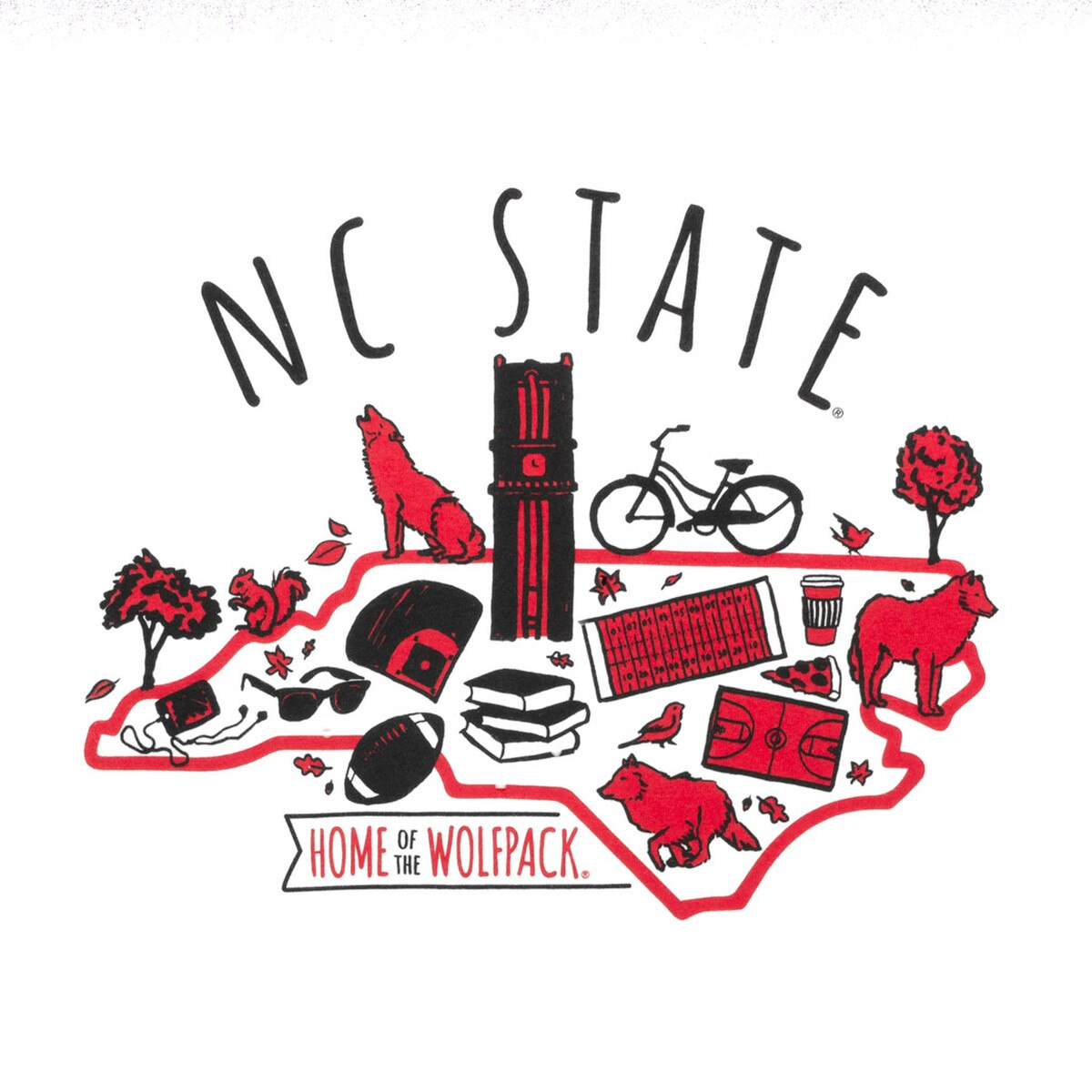 Comfort Colors Tee - White - NC Sta